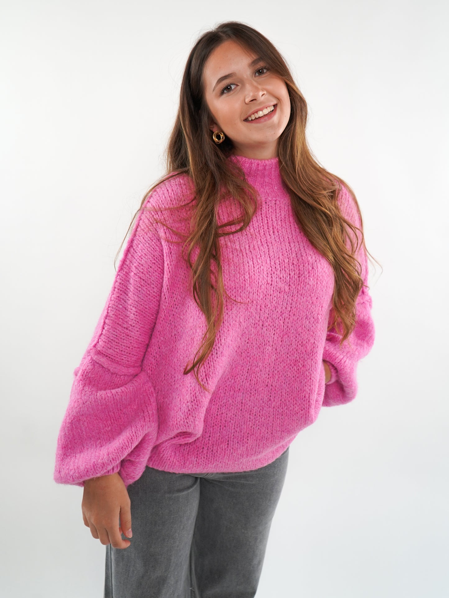 ZWEITELIEBE 872 Strickpullover Felina - Pink - vom Umtausch ausgeschlossen  -