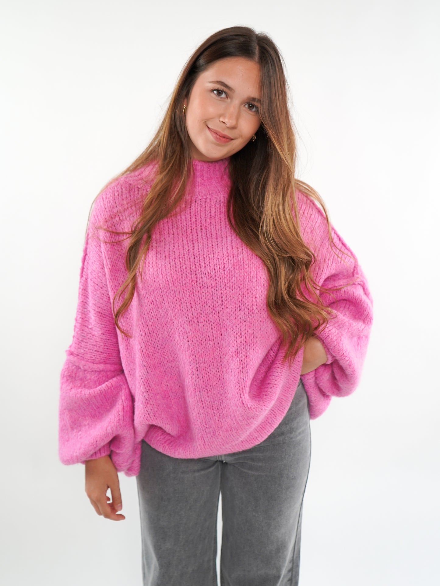 ZWEITELIEBE 872 Strickpullover Felina - Pink - vom Umtausch ausgeschlossen  -