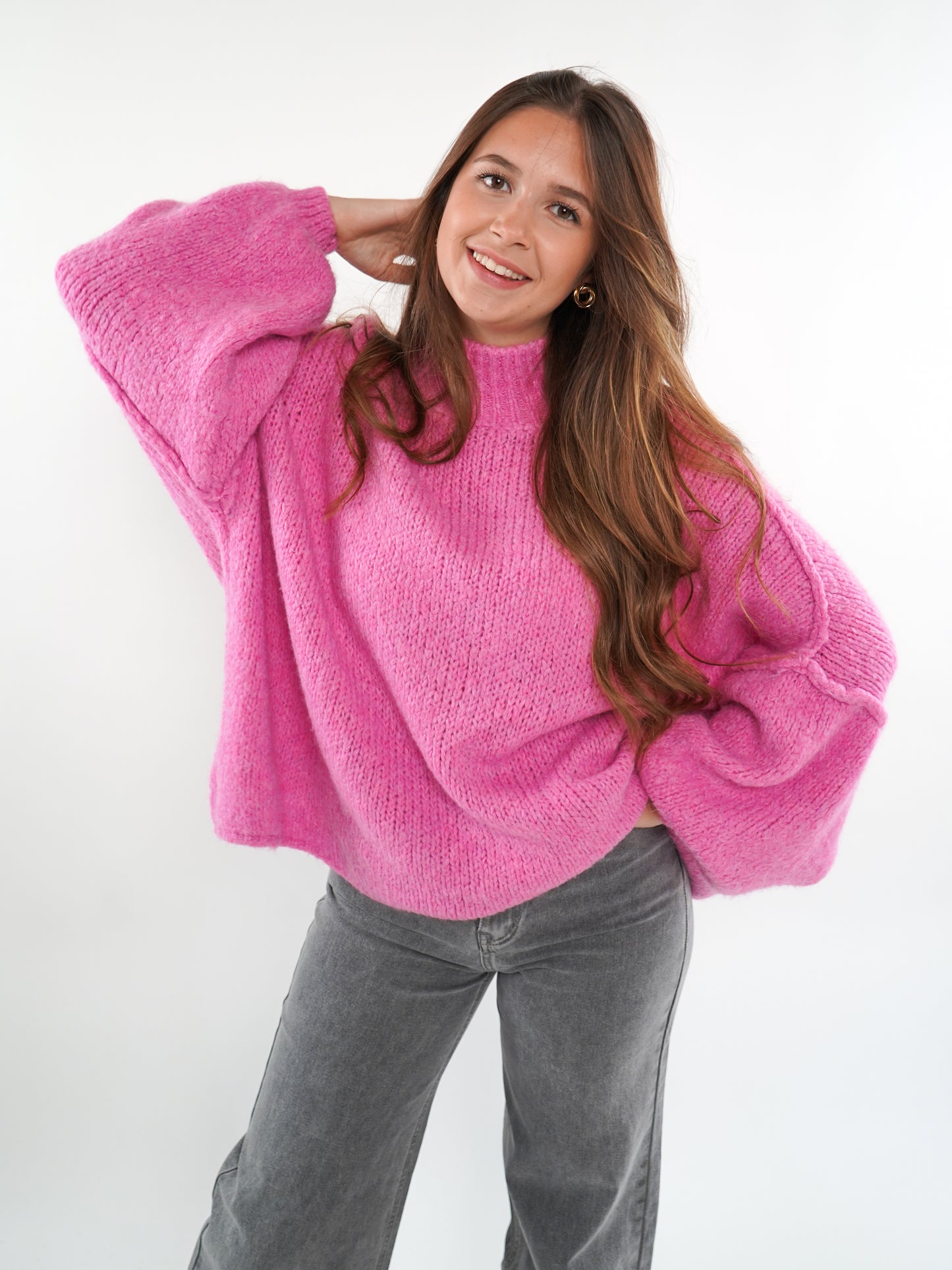 ZWEITELIEBE 872 Strickpullover Felina - Pink - vom Umtausch ausgeschlossen  -