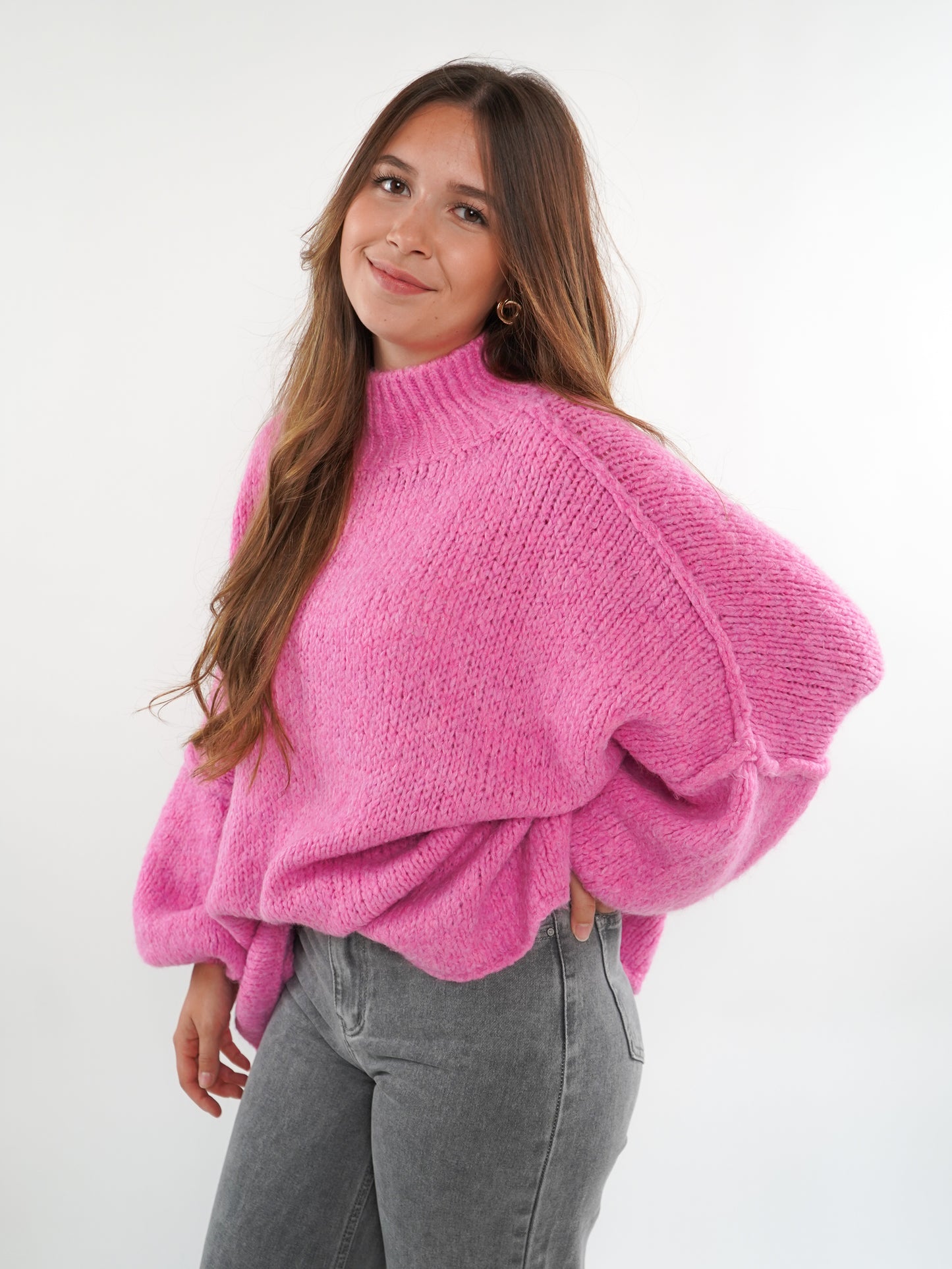 ZWEITELIEBE 872 Strickpullover Felina - Pink - vom Umtausch ausgeschlossen  -