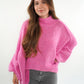 ZWEITELIEBE 872 Strickpullover Felina - Pink - vom Umtausch ausgeschlossen  -