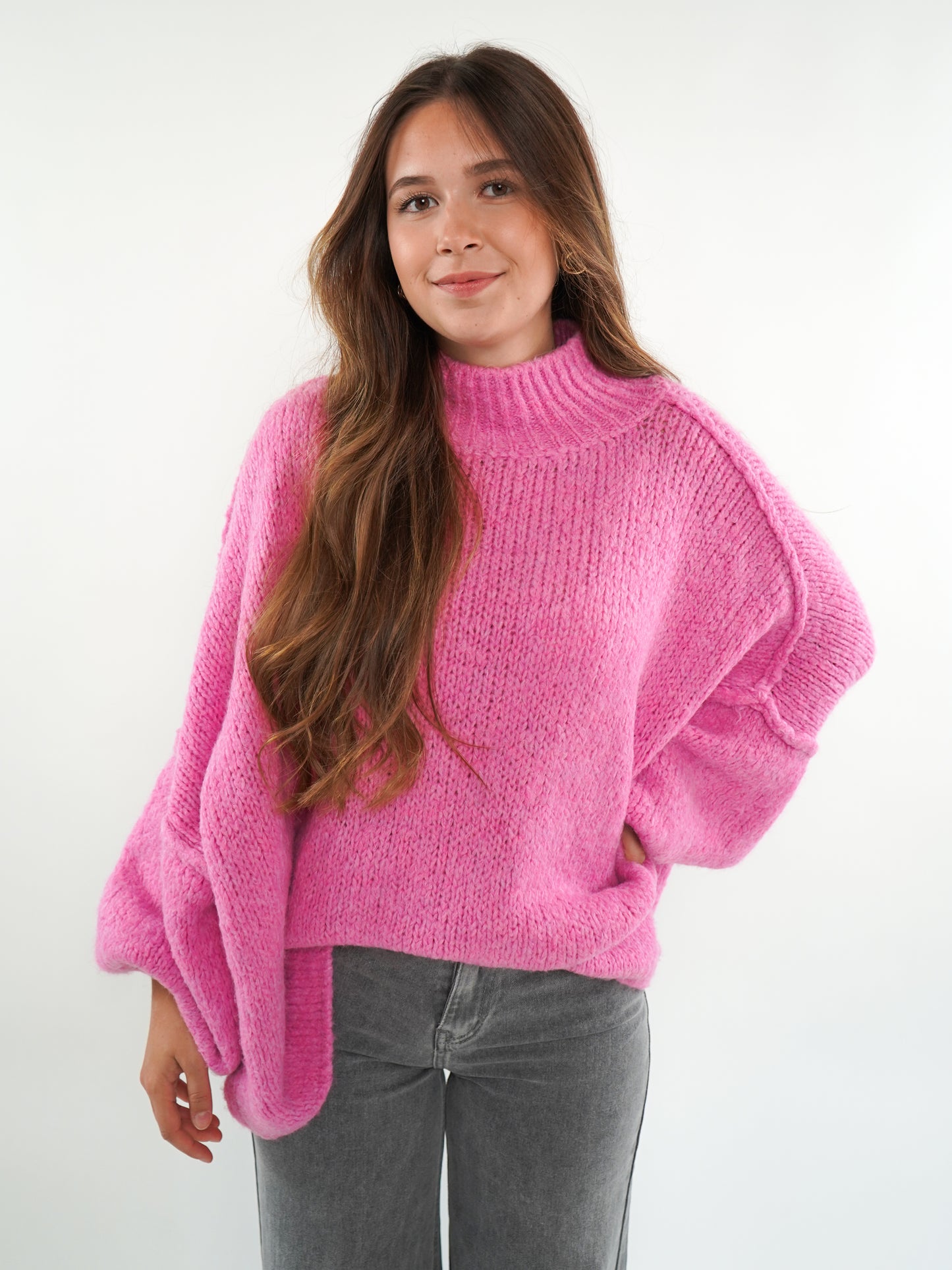 ZWEITELIEBE 872 Strickpullover Felina - Pink - vom Umtausch ausgeschlossen  -