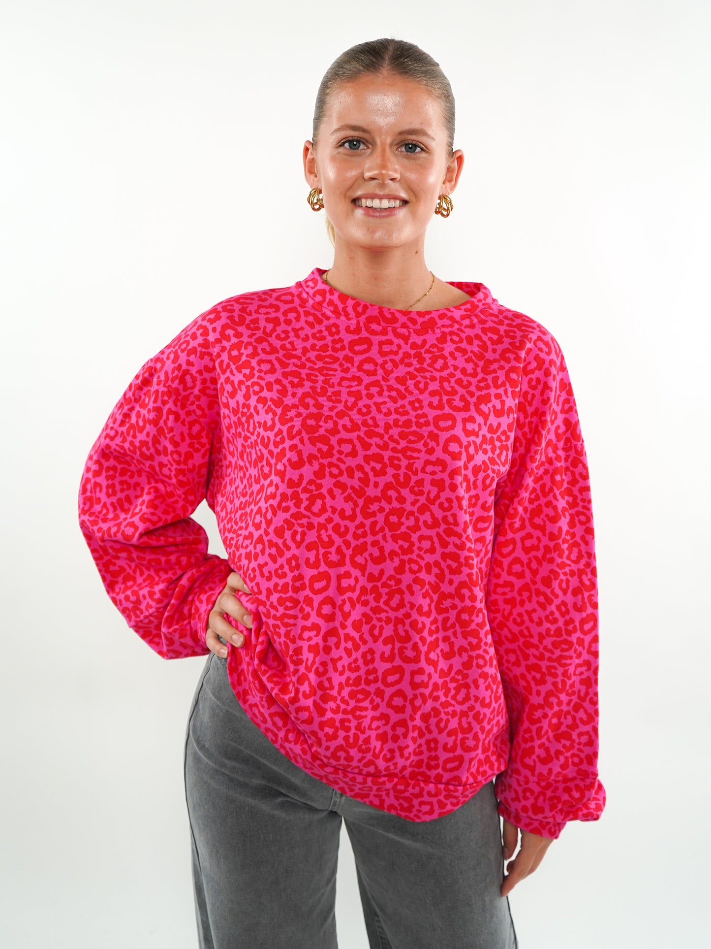 ZWEITELIEBE 871 Cotton Sweater Leo - Rosarot - vom Umtausch ausgeschlossen -