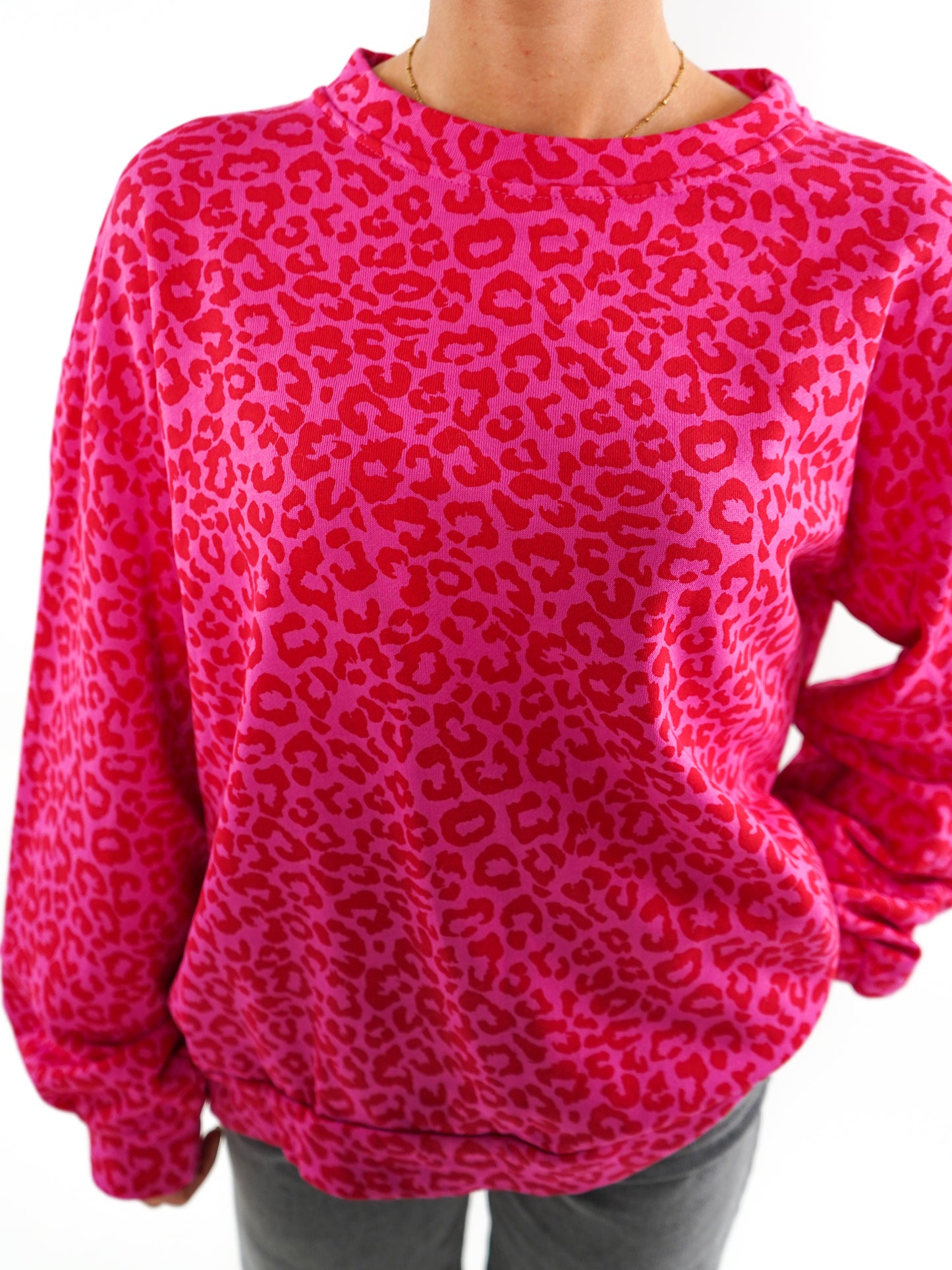 ZWEITELIEBE 871 Cotton Sweater Leo - Rosarot - vom Umtausch ausgeschlossen -