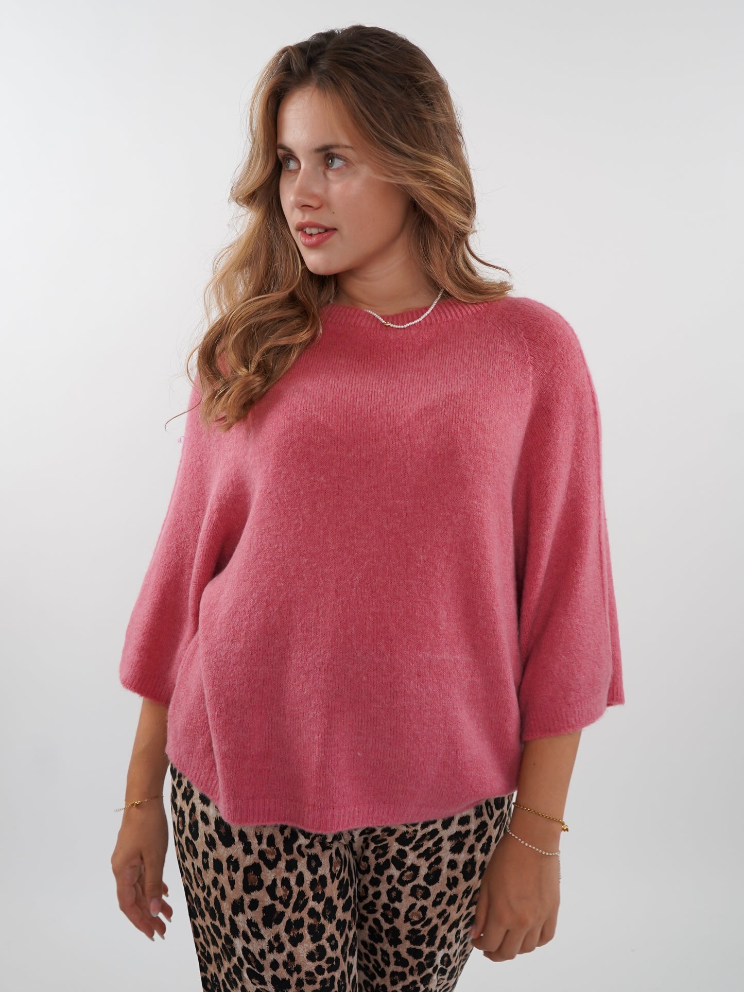 Feinstrick Pullover Emilia - Altrosa