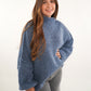 Strickpullover Felina - Taubenblau