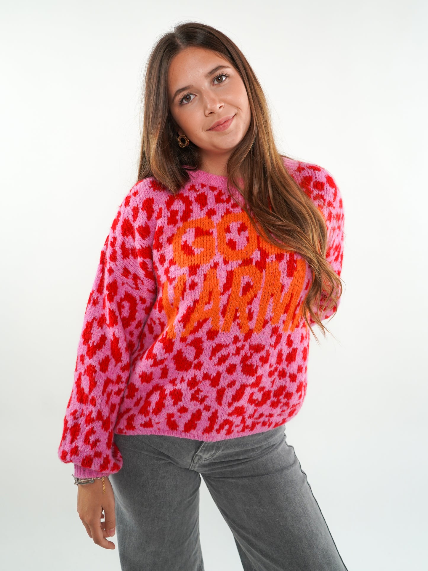 GOOD KARMA Knit Sweater Leo - Rosarot