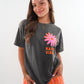 HAPPY VIBES T-Shirt - Washed Schwarz