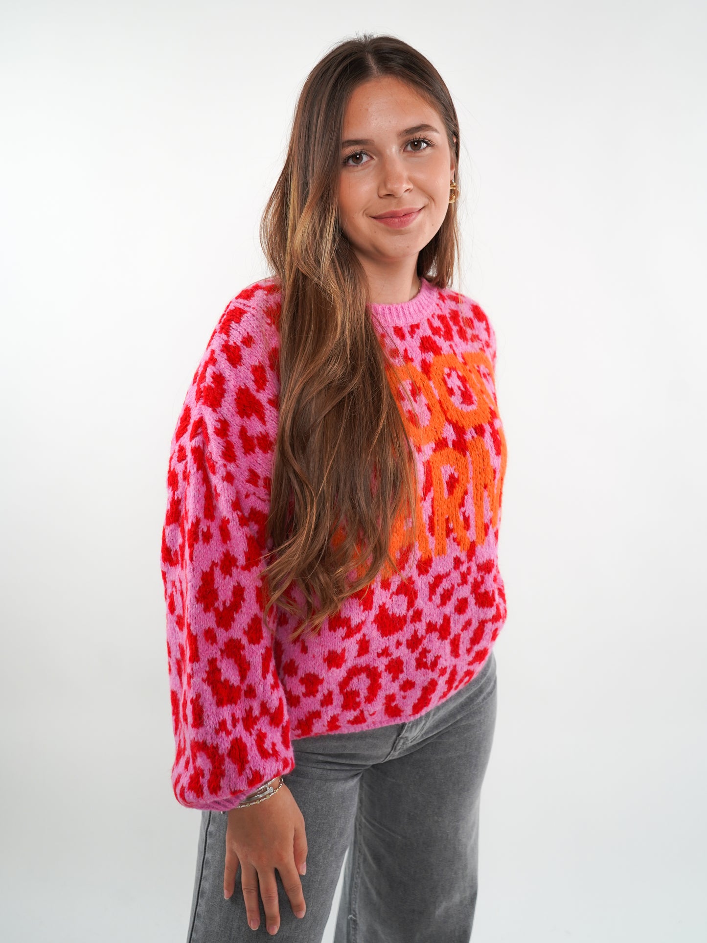 GOOD KARMA Knit Sweater Leo - Rosarot