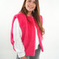 Oversize Teddy Weste ANNISVIEW - Rosa