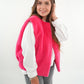 Oversize Teddy Weste ANNISVIEW - Rosa