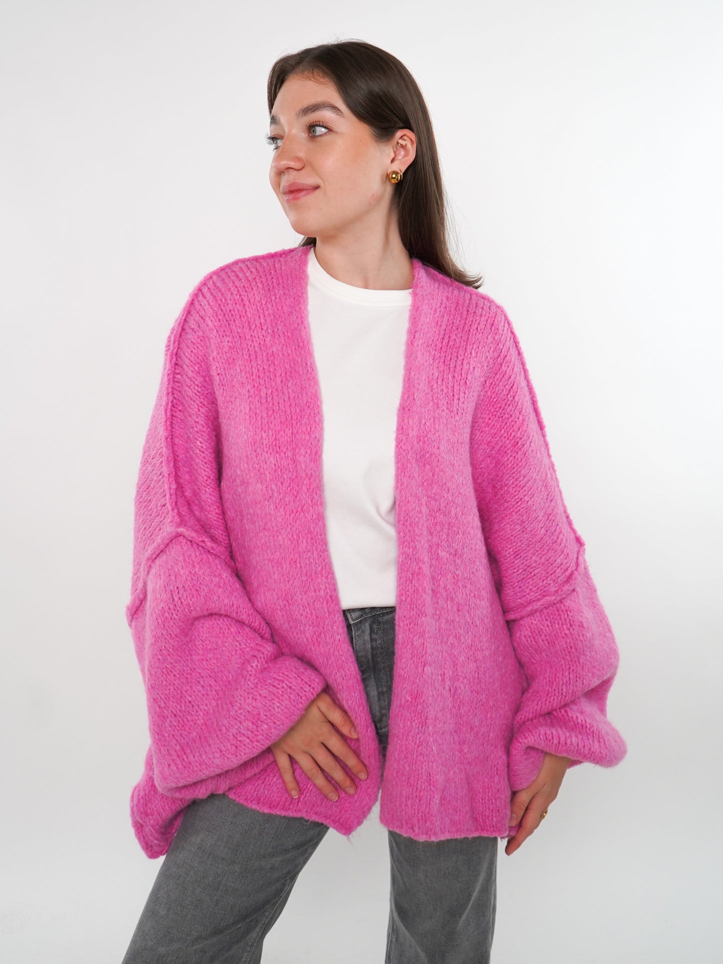 Cozy Strickjacke Felina - Pink