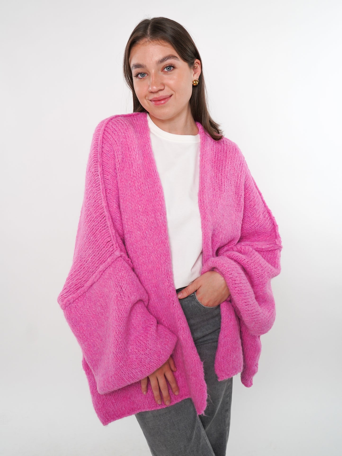 Cozy Strickjacke Felina - Pink