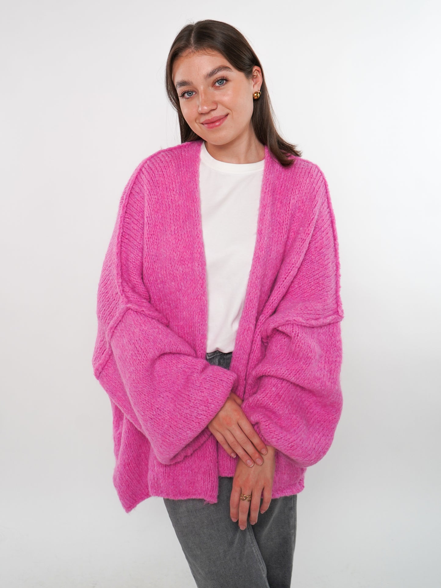 Cozy Strickjacke Felina - Pink