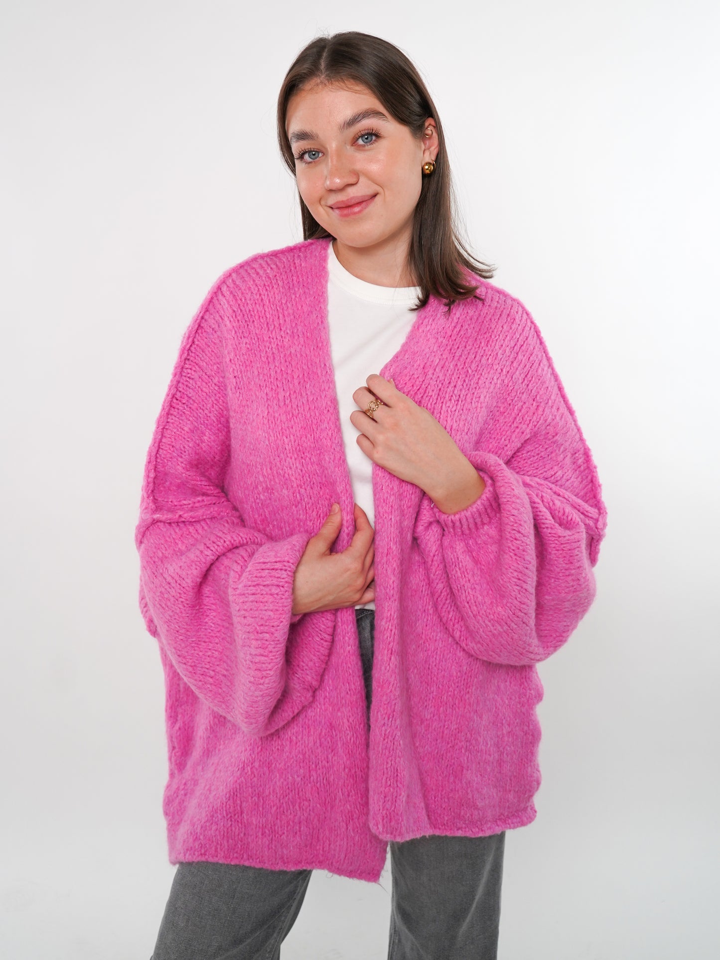 Cozy Strickjacke Felina - Pink