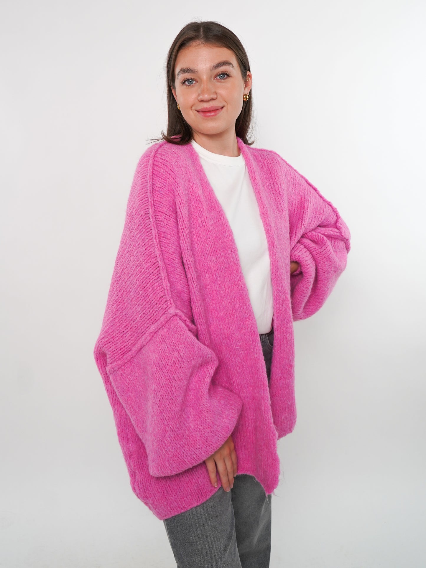 Cozy Strickjacke Felina - Pink