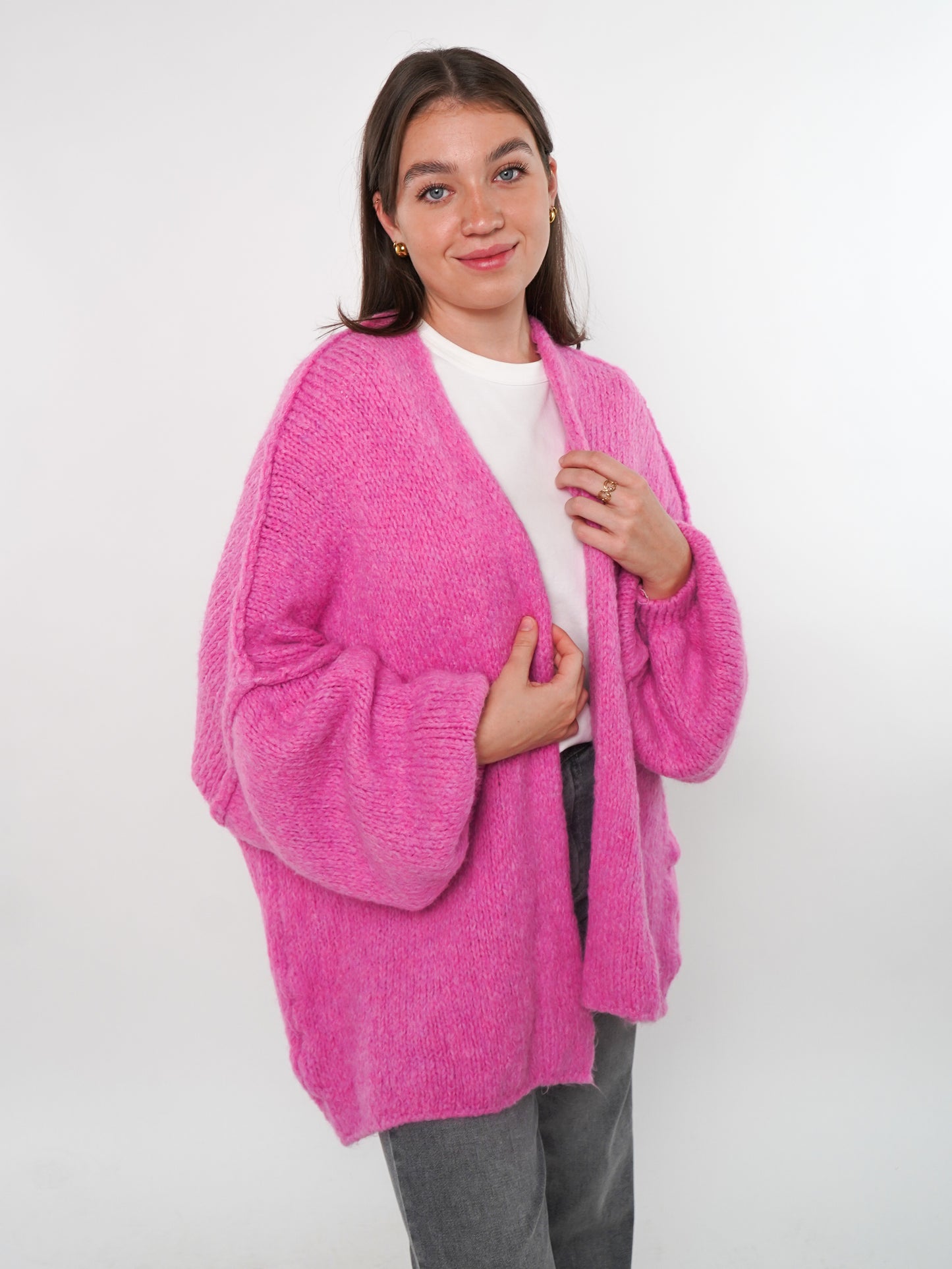 Cozy Strickjacke Felina - Pink