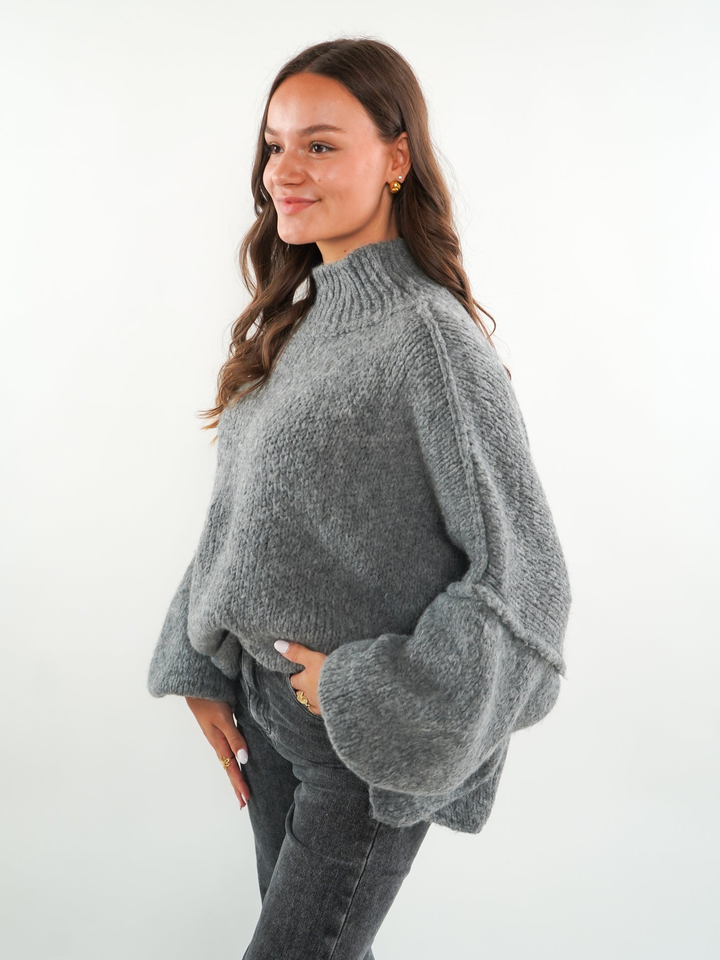 Strickpullover Felina - Dunkelgrau