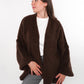 Cozy Strickjacke Felina - Chocolate