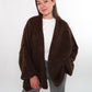 Cozy Strickjacke Felina - Chocolate