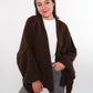 Cozy Strickjacke Felina - Chocolate