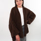 Cozy Strickjacke Felina - Chocolate