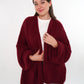 Cozy Strickjacke Felina - Bordeaux