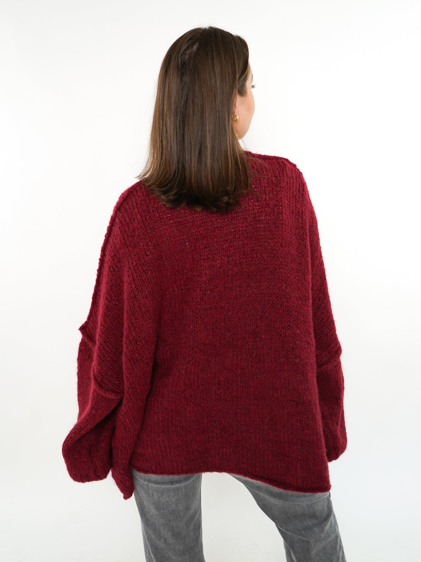 Cozy Strickjacke Felina - Bordeaux