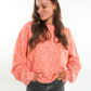 Cotton Sweater Leo - Hellrosa/Orange