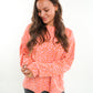 Cotton Sweater Leo - Hellrosa/Orange