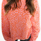 Cotton Sweater Leo - Hellrosa/Orange