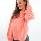 Cotton Sweater Leo - Hellrosa/Orange