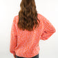 Cotton Sweater Leo - Hellrosa/Orange