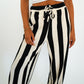 Striped Pants Loreen - Schwarz/Weiß