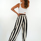 Striped Pants Loreen - Schwarz/Weiß