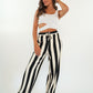 Striped Pants Loreen - Schwarz/Weiß