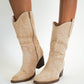 ZWEITELIEBE 870 Cowboy Boots - Beige - vom Umtausch ausgeschlossen -