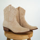 Cowboy Boots Low - Beige