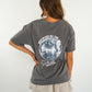 Disco Ball Backprint T-Shirt - Dunkelgrau