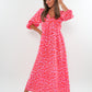 ZWEITELIEBE 451 Musselin Midikleid Milos - Leo Pink - vom Umtausch ausgeschlossen -