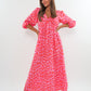 ZWEITELIEBE 451 Musselin Midikleid Milos - Leo Pink - vom Umtausch ausgeschlossen -