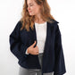 Basic Coat Nora - Nachtblau