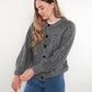 Strickjacke Ylva - Grau