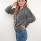 Strickjacke Ylva - Grau