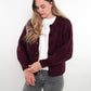 Strickjacke Ylva - Bordeaux