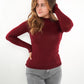 Essential Seamless high-neck Longsleeve - Dark Berry