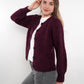 Strickjacke Ylva - Bordeaux