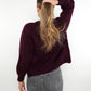 Strickjacke Ylva - Bordeaux