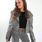 Wild Soul Leather Jacket - Washed Grau