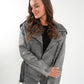 Wild Soul Leather Jacket - Washed Grau